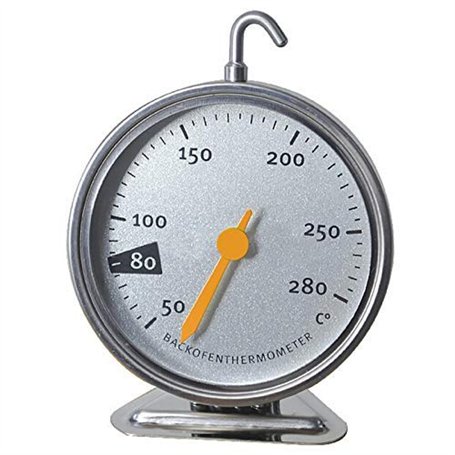 Itian Thermomètre au Four en Acier Inoxydable avec Crochet Suspendu Outil de Cuisson de Cuisine