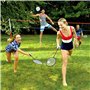 Keehoo Ensemble de raquettes de badminton pour adultes et enfants, jeux de sports de jardin familiaux, 2 raquettes, 2 volants et