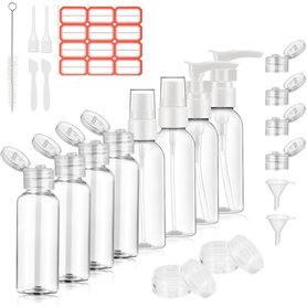 TCASENER Kit Voyage Transparents