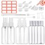 Lot de 21 Pièces Kit Voyage transparents