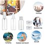 Lot de 21 Pièces Kit Voyage transparents, 100 ml Flacons Vide de Voyage, Ensemble Flacon Spray Vide, contenants liquides recharg
