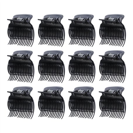 GroveEss Lot de 12 pinces à rouleau chaud en ABS