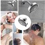 Pomme De Douche Fixe Haute Pression,Pomme De Douche Fixe 5 Modes,Tête De Douche Rond,Pour Toutes Sortes De Besoins De Douche(Arg