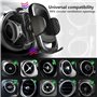 YIEDDE Support Telephone Voiture pour Trous de Ventilation Ronds Support de Voiture Mercedes Benz Protection Contre Le Support d