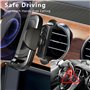 YIEDDE Support Telephone Voiture pour Trous de Ventilation Ronds Support de Voiture Mercedes Benz Protection Contre Le Support d