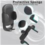 YIEDDE Support Telephone Voiture pour Trous de Ventilation Ronds Support de Voiture Mercedes Benz Protection Contre Le Support d