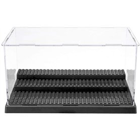 Bricklight Vitrine de modèle Acrylique pour Figurines Lego BRICKHEADZ 21302 71361 Speed Champions Cars Petite