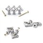 CPYJW 100 Pièces Cheville Placo,Fixations Pour Plaques De Plâtre Vis Placo Cheville Brique Creuse Forme Papillon Pour Fixations 