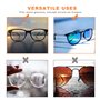 CPYJW 12 Paires Accessoires Pour Lunettes,Anti Glisse Lunettes Protection Nez Capsule Nasale En Forme De D Pour Lunettes Patch N