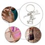 Porte-clés en fer à coudre Quilting,2 pièces Porte-clés en alliage Porte-clé Sac à main Charme Machine à coudre Outils Ciseaux F