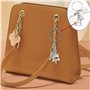 Porte-clés en fer à coudre Quilting,2 pièces Porte-clés en alliage Porte-clé Sac à main Charme Machine à coudre Outils Ciseaux F