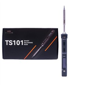 MINIWARE TS101 Fer à souder B2 Tips Portable Digit DC5525 USB-C 90 W Température réglable 50-400 ℃ Original Digital OLED program