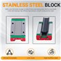 CNCYEAH MGN12H Guide de rail linéaire miniature 350 mm avec blocs coulissants MGN12H Palier linéaire bloc de guidage linéaire po