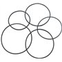Lot de 20 courroies rondes en caoutchouc pour enregistreur à cassette - 1,5 mm - Accessoires vidéo - Courroie de remplacement ro