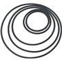 Lot de 20 courroies rondes en caoutchouc pour enregistreur à cassette - 1,5 mm - Accessoires vidéo - Courroie de remplacement ro