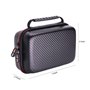 VSEER Étui de transport pour Nintendo 3DS XL/2DS XL - Coque de protection rigide, noir/rouge