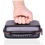 VSEER Étui de transport pour Nintendo 3DS XL/2DS XL - Coque de protection rigide, noir/rouge