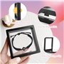 HASAIKA® Bracelet photo personnalisé avec image à l'intérieur, Bijoux Avec Photo dans la Pierre, Parfait pour la Saint-Valentin,