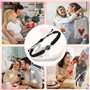 HASAIKA® Bracelet photo personnalisé avec image à l'intérieur, Bijoux Avec Photo dans la Pierre, Parfait pour la Saint-Valentin,