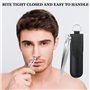 KUIRUNRX® Pince à épiler pour poils de nez, Pince à épiler en acier inoxydable, Pointe ronde, Pour hommes et femmes, pour la bar