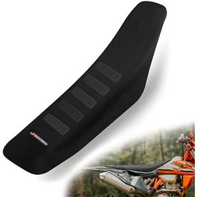 FastPro Housse de siège de Moto Universelle en Caoutchouc Noir