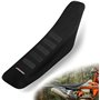FastPro Housse de siège de Moto Universelle en Caoutchouc Noir
