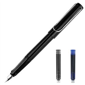 Dyaucwpo Stylo Plume Avec 2 Cartouches D'encre (Bleue