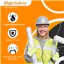 Dyaucwpo 2 Pièces Lunettes de Protection Travail, Lunettes de Sécurité avec Anti-Buée, Protection Latérale Intégrée, Verres Tran