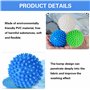 GIBOHOM Boule de Lavage, Boules de Séchage Sèche-linge, Balle de lavage Machine a Laver Réutilisable Pour le Nettoyage du Linge 