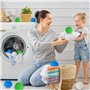 GIBOHOM Boule de Lavage, Boules de Séchage Sèche-linge, Balle de lavage Machine a Laver Réutilisable Pour le Nettoyage du Linge 