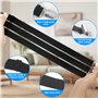 YSWOVUO 5 Pièces Élasticité Réglable Clips Pince pour Nappe, Clips de Nappe à Sangle Cachée, Attache Nappe pour Sécuriser Nappe 