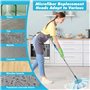 4 Pièces Têtes de Rechange Compatible avec Leifheit Clean Twist Disc Mop, Balai Serpillère Microfibre Compatible avec Leifheit S