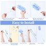 32 Pièces 360° Plumeau Poussiere Recharge Kit Compatible avec Plumeau Swiffer, 3D Anti Poussiere Compatible avec Swiffer Duster 