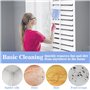 32 Pièces 360° Plumeau Poussiere Recharge Kit Compatible avec Plumeau Swiffer, 3D Anti Poussiere Compatible avec Swiffer Duster 