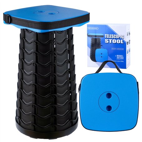 YSWOVUO Tabouret Pliant Portable Bleu