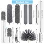 9 Pièces Poussiere Plumeau Lavable Microfibre
