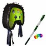 Piñata manette de jeu avec bâton et bandeau pour les yeux