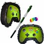 Piñata manette de jeu avec bâton et bandeau pour les yeux