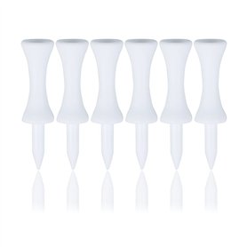 Zivisk Tee de Golf en Plastique Lot de 100 - Blanc 51 mm