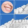 2 PièCes/Set Cure-Dents en Métal en Acier Inoxydable Ensemble de Cure-dents Portable Dents Outils de Nettoyage pour Pique-Nique 