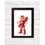 Safari Art Lot de 8 impressions murales de super-héros à l'aquarelle pour enfants - Spiderman, Ironman, Hulk, Batman - Pour cham