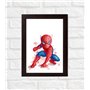 Safari Art Lot de 8 impressions murales de super-héros à l'aquarelle pour enfants - Spiderman, Ironman, Hulk, Batman - Pour cham