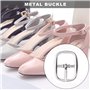 YANGWEN Boucles à Rouleau en Métal 30 Pièces, Boucles de Chaussures en métal 12MM Ceintures polyvalentes Boucles à ardillon pour