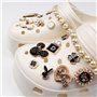 18 Pièces Accessoires de Chaussure en Strass, Décorations de Chaussures de Bricolage pour Femme Sabots Ornements de Chaussure Br