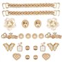 JOOTUEPO 22 Pièces Accessoires de Chaussure en Strass