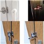 Loquet de porte coulissant pour portails en bois, abri de jardin, armoire, cage pour animaux domestiques, serrure de porte de sé