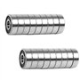 Roulement à Billes, 20Pcs Roulement à Gorge Profonde 625rs, 16 x 5 x 5 mm Roulement à Billes en Acier au Carbone, Double Scellé 