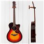 Support mural pour guitare Neboic, Support mural pour guitare à verrouillage automatique, Support de guitare à base de bois dur,