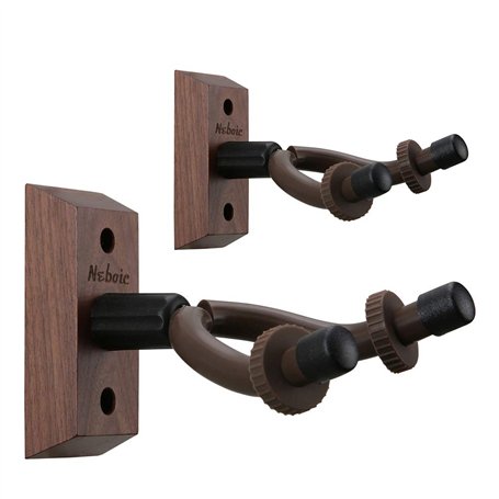 Lot de 2 supports muraux pour guitare