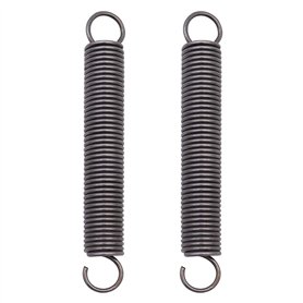 NewZC 150mm Ressort de Traction en Acier 2 Pièces Ressort de Compression Inoxydable Ressort de Tension avec Double Crochet pour